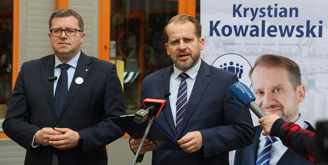 Od lewej: Grzegorz Ufniarz, Krystian Kowalewski