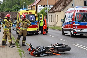 Wypadek motocyklisty w Policach – ulica Kościuszki zablokowana-18251