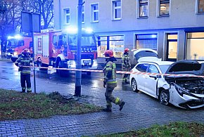 Wypadek na ul. Grunwaldzkiej w Policach-20532