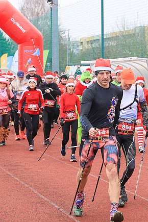 Nordic walking na XIII Biegu Mikołajkowym w Policach-3024