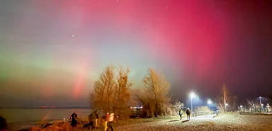 Zorza polarna nad naszym regionem. Niezwykłe zjawisko na niebie-21190