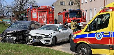 Zderzenie dwóch aut w Policach-Jasienicy