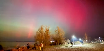 Zorza polarna nad naszym regionem. Niezwykłe zjawisko na niebie-21190