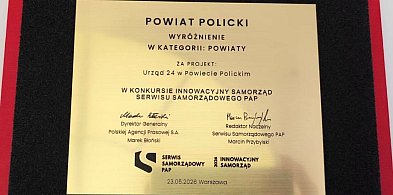Powiat Policki z wyróżnieniem za innowacyjność