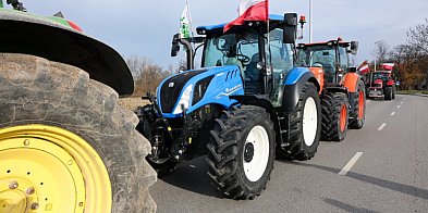Protest rolników przeciwko Mercosur, traktory przy...-20239