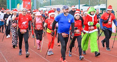 Nordic walking na XIII Biegu Mikołajkowym w Policach-20559