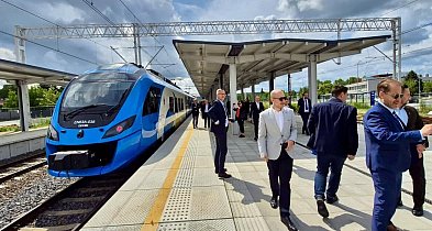SKM coraz bliżej - techniczny przejazd pociągu do Polic