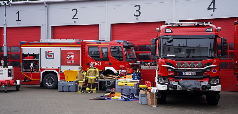 Sprzęt za ponad 60 mln zł trafił do Komendy Wojewódzkiej PSP w Szczecinie