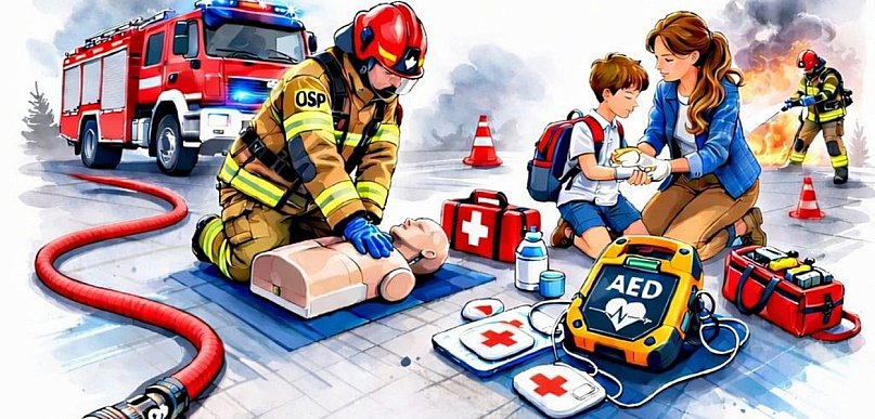 Naucz się ratować życie! OSP Tanowo zaprasza na bezpłatne szkolenie