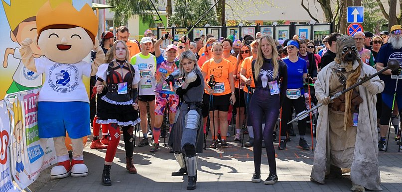 Bieg Korczaka w Policach. Krystian Kubik zwycięża w Marszu Nordic Walking