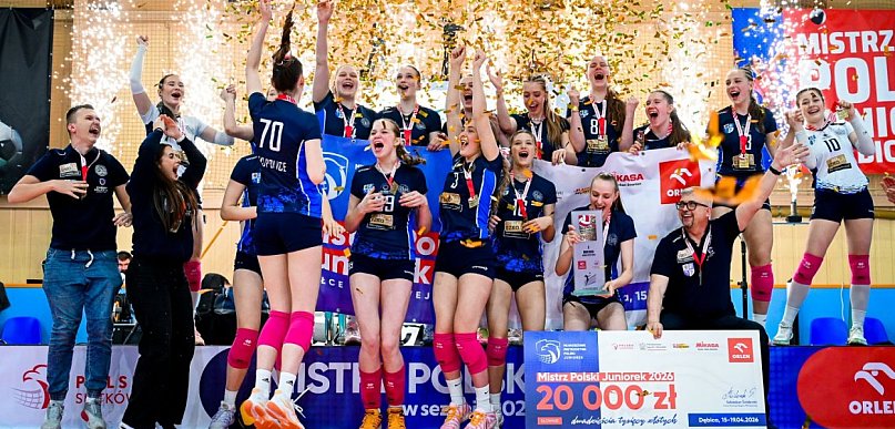 Siatkarki SMS POLICE Mistrzyniami Polski Juniorek 2026!