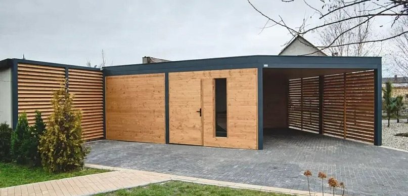 Carport dopasowany do domu — praktyczne i stylowe rozwiązanie