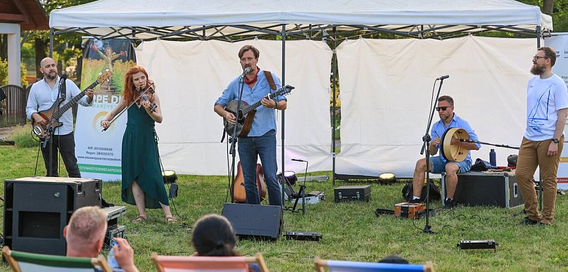 Koncert w Trzebieży na otwarcie Samorządowego Szlaku Wodnego