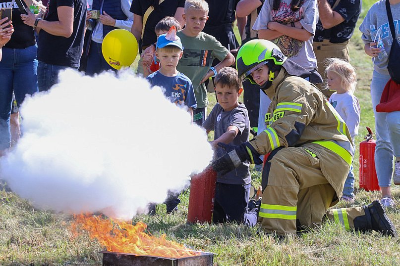 Pożegnanie lata ze strażakami w Tanowie