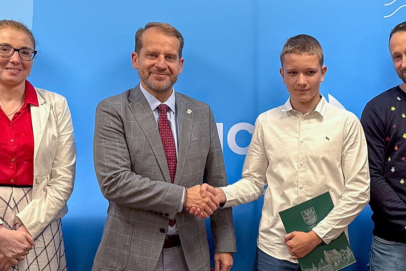 Nagroda burmistrza dla Jakuba Wysockiego