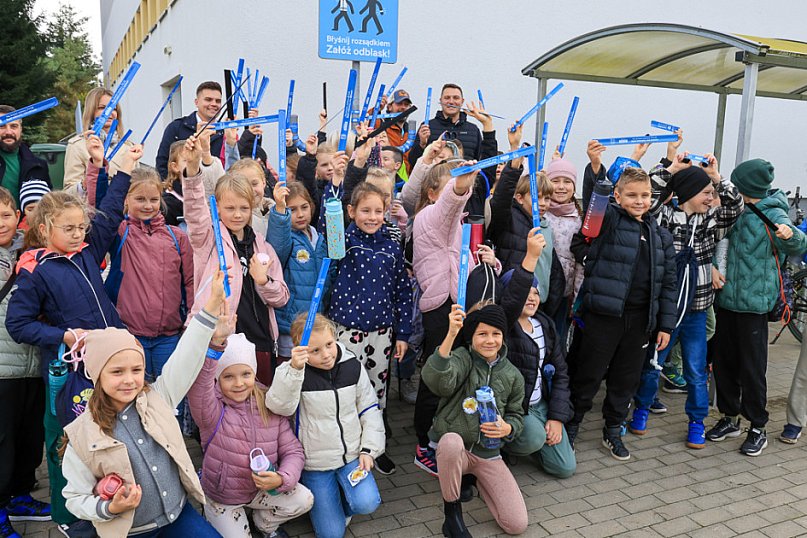 Punkty z odblaskami dla bezpieczeństwa mieszkańców