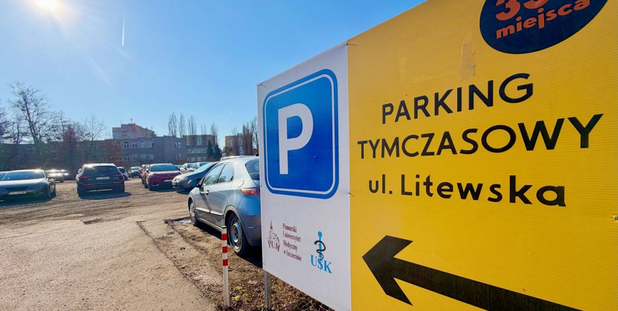 Czasowe zamknięcie parkingu przy ul. Litewskiej w Szczecinie