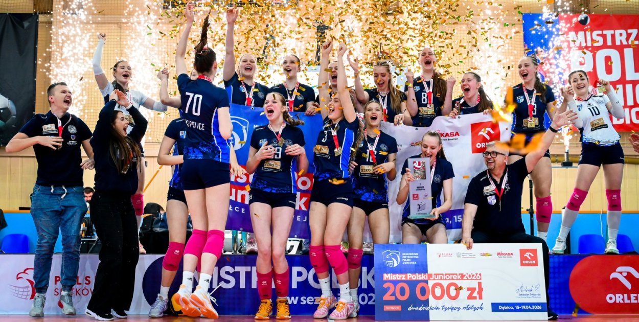 Siatkarki SMS POLICE Mistrzyniami Polski Juniorek 2026!